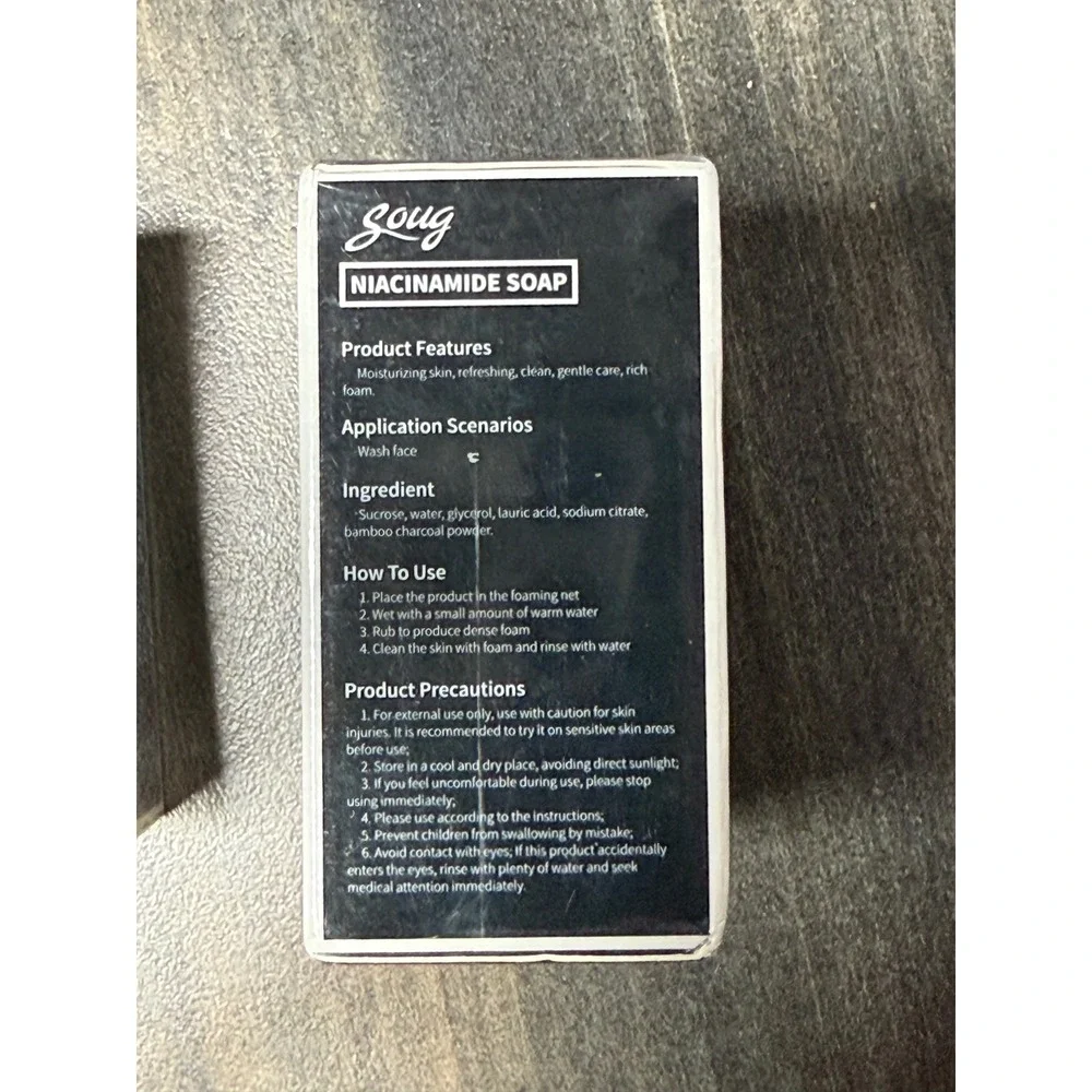 2X Soug Niacinamide Soap 10X Whitening‎ For Men Skin Care Cleansing 3.527oz